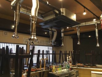 飲食店 焼肉店 取り付け工事